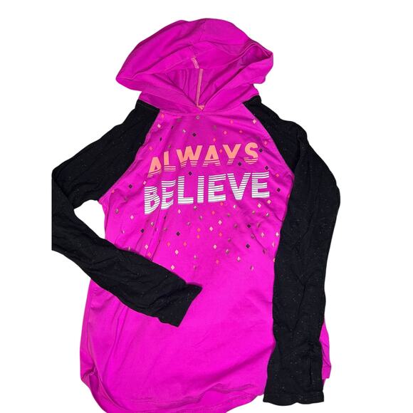 SO active hoodie pink and black size 7/8 - Picture 1 of 3